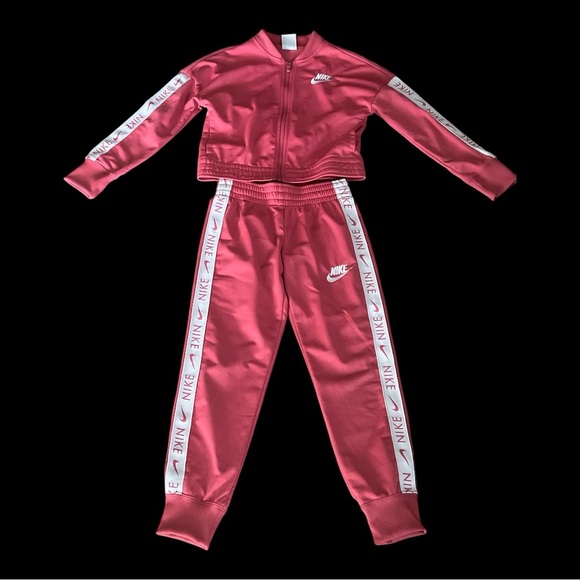 Nike Other - Nike Pink and White Tracksuit Set Size Small